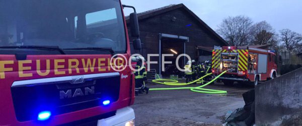 Feuer im Kuhstall