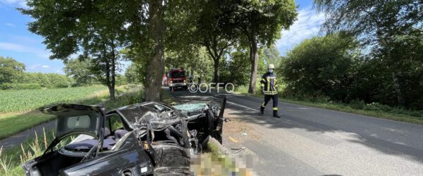Auslaufende Betriebsstoffe nach Verkehrsunfall