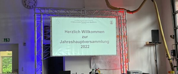 Jahreshauptversammlung 2022