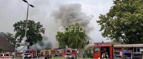 Ausgedehnter Brand in Werkstatt