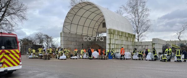 Kreisfeuerwehrbereitschaft erneut im Einsatz