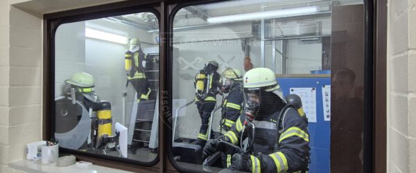 Besuch in der Atemschutzstrecke