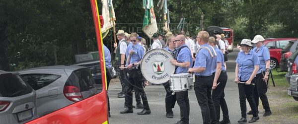 Absicherung des Fischerhuder Schützenumzugs