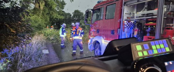 Unwetterlage verursacht mehrere Einsätze