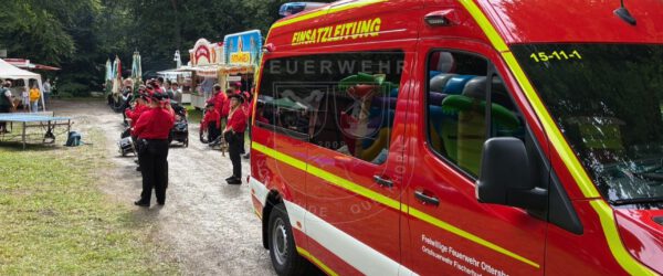 Absicherung des Quelkhorner Schützenumzugs