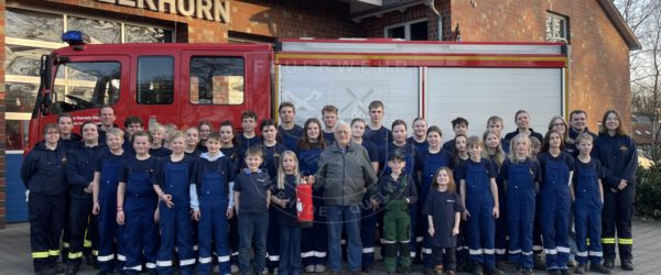 Großzügige Spende an unsere Kinder- und Jugendfeuerwehr